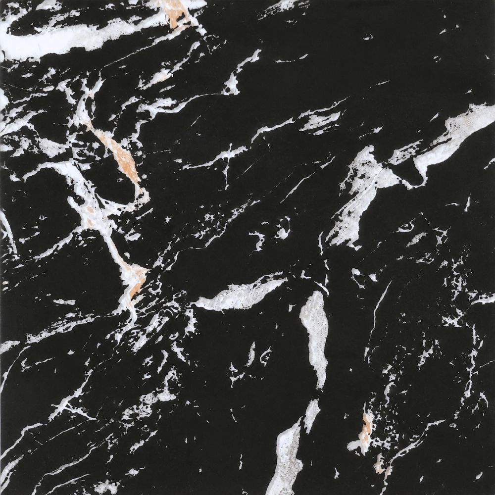 [YMP 66011S] Carrelage sol 60x60 marbre noir obsidienne givrée