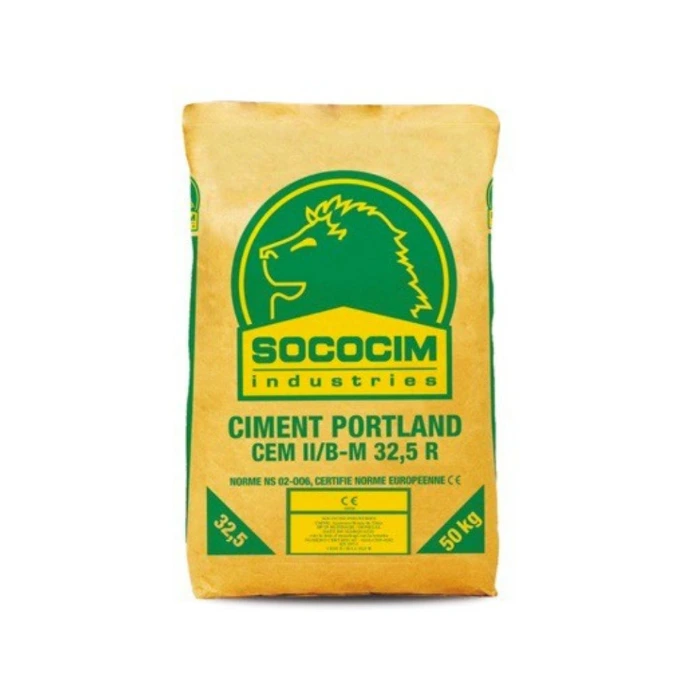 Ciment SOCOCIM Portland CEM II/B-M 32,5 R - Sac 50kg