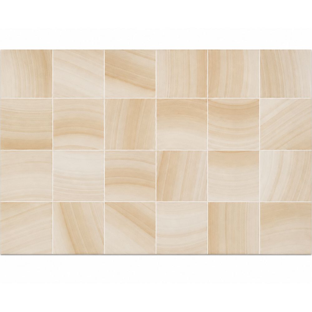 [PCMP 23504S] Carrelage mural 20x30cm éffet bois clair puzzle 3D