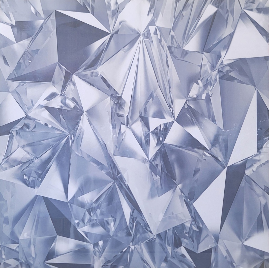 [YMP 66041S] Carrelage cristal géométrique 60x60cm Brillante